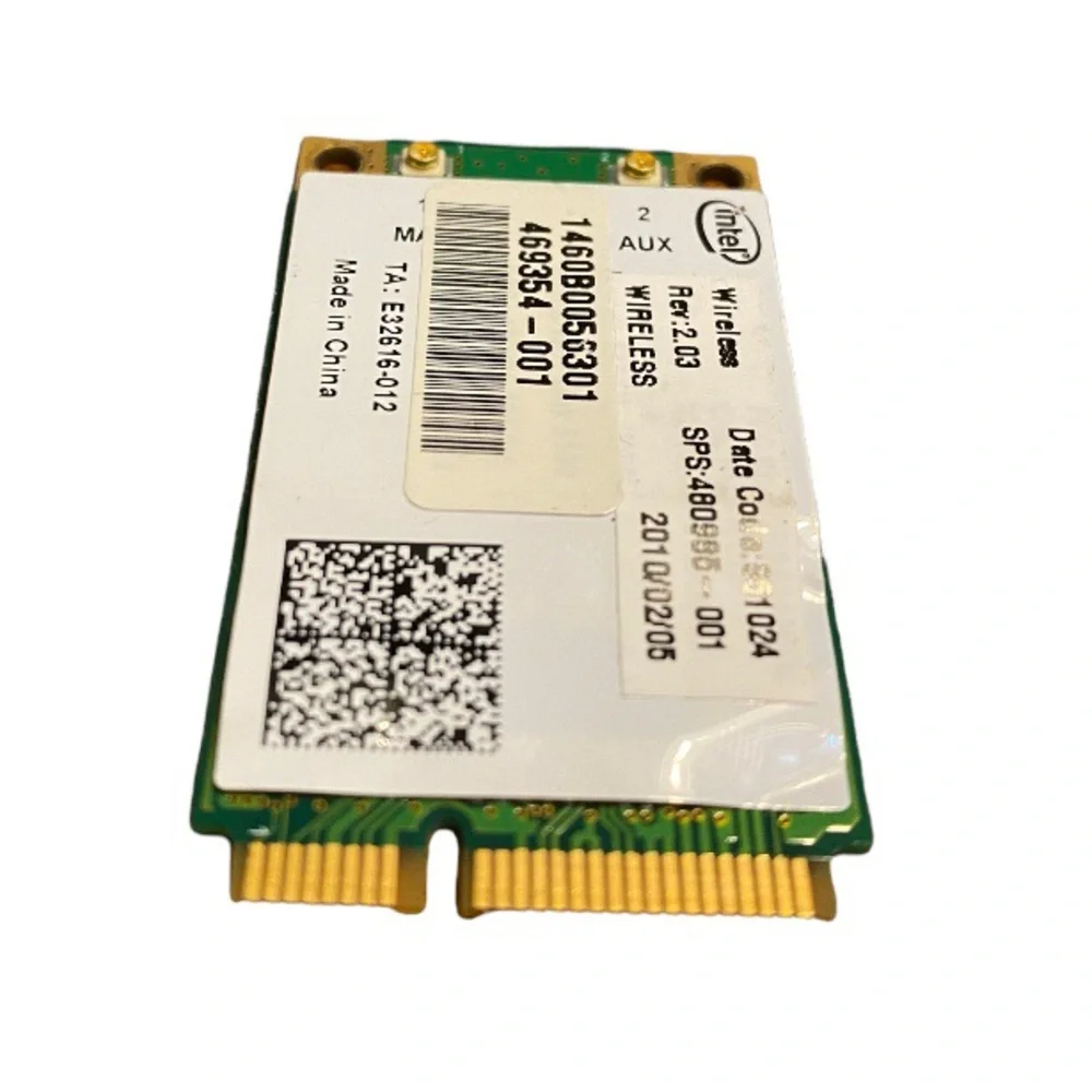 GENUINE HP Intel 5100 480985-001 WIFI 802.11 A/B/G MINI PCIE CARD 512AN_MMW